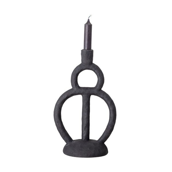 Čierny svietnik Bloomingville Ramina, výška 29 cm-image-2