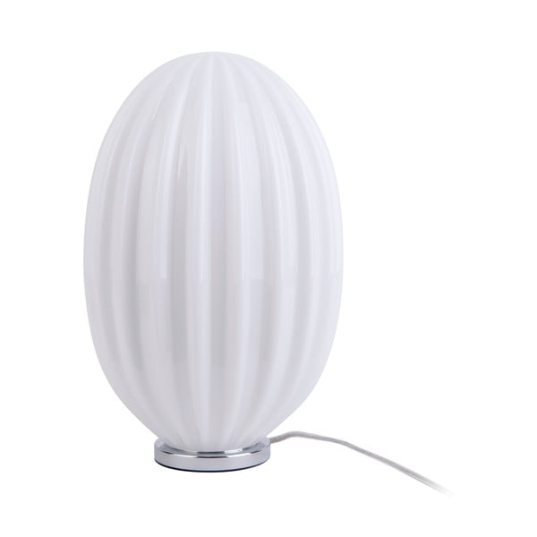 Biela stolová lampa Leitmotiv Smart, výška 31 cm