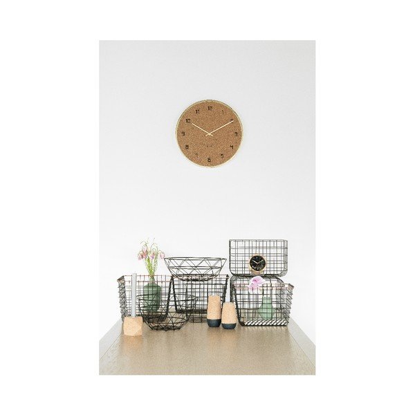 Korkové nástenné hodiny Karlsson Modest, ⌀ 40 cm-image-1