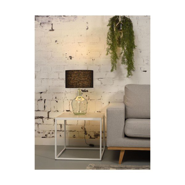Stolová lampa s čiernym tienidlom a konštrukciou z recyklovaného skla Good&Mojo Murano, ⌀ 30 cm-image-2