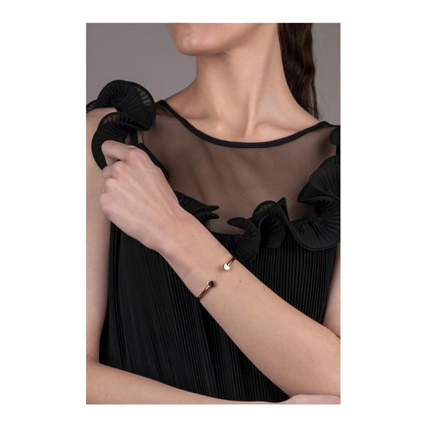 Dámsky náramok z antikoro ocele vo farbe ružového zlata Victoria Walls Century-image-3