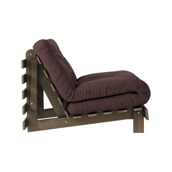 Tmavohnedé kreslo Roots – Karup Design-image-4