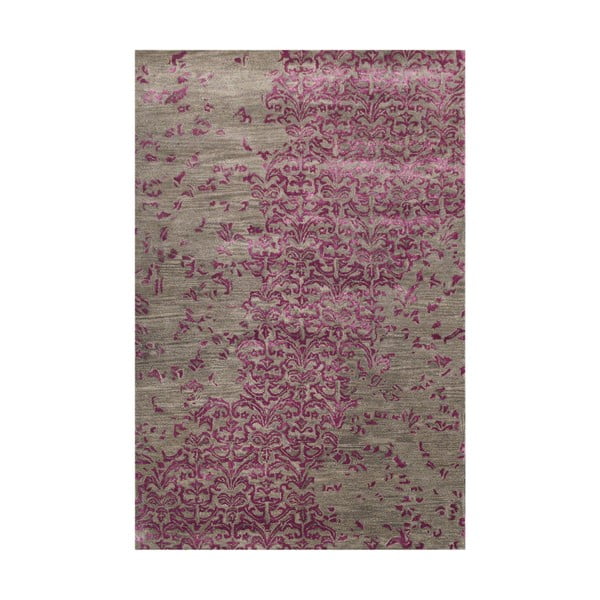 Ručne tuftovaný koberec fialový koberec New Jersey, 153 x 244 cm
