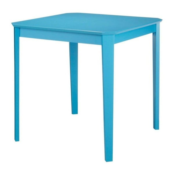 Modrý jedálenský stôl Støraa Trento, 76 x 75 cm