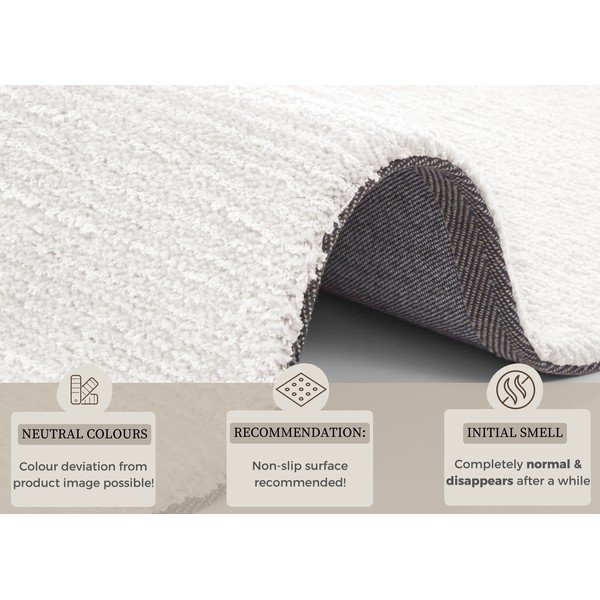 Krémovobiely behúň Mint Rugs Supersoft, 80 x 250 cm-image-3
