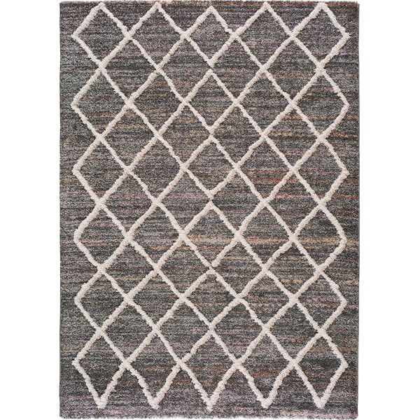 Sivý koberec Universal Farah Cross, 140 x 200 cm