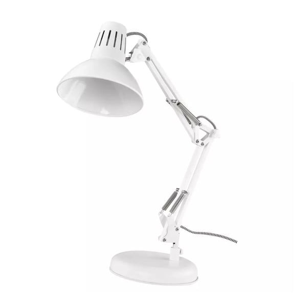 Biela stolová lampa (výška 46 cm) Dustin – EMOS
