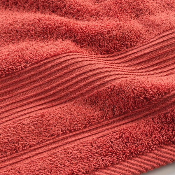 Froté bavlnená osuška v tehlovej farbe 70x130 cm Tendresse – douceur d'intérieur-image-2