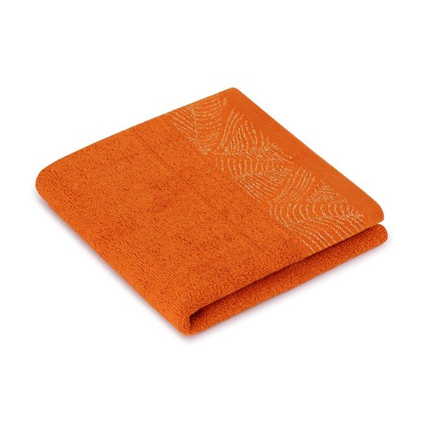 Oranžové/béžové froté bavlnené uteráky a osušky v súprave 6 ks Bellis – Restilo-image-3
