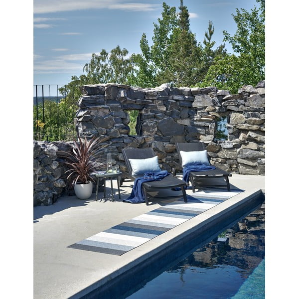 Modro-krémový vnútorný a vonkajší behúň 70x300 cm Molly Ocean Grey – Pappelina-image-1