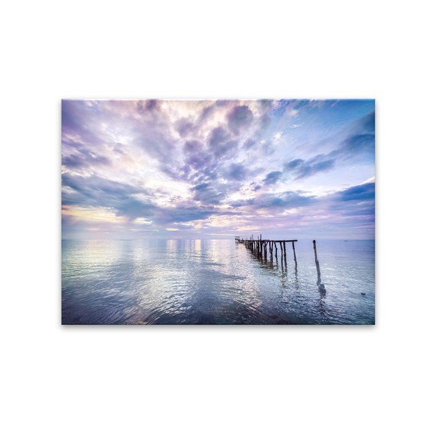 Obraz Styler Glas Summer Blue, 80 × 120 cm