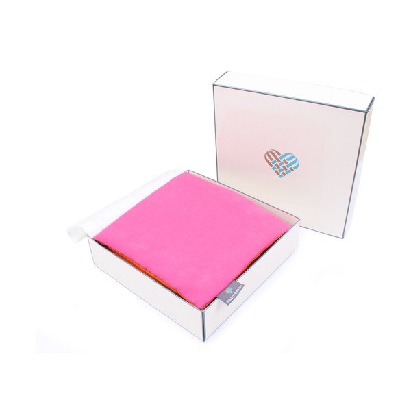 Obliečka na vankúš WeLoveBeds Orange & Rasberry, 45 × 45 cm-image-2
