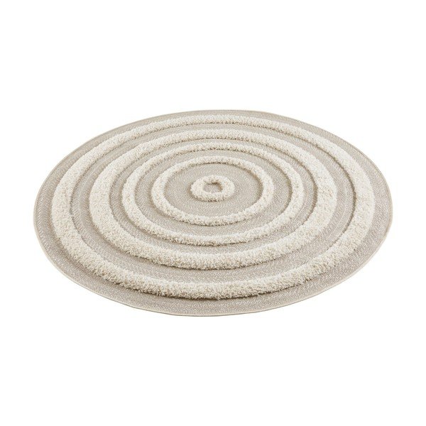 Krémovobiely koberec Mint Rugs Handira Circle, ⌀ 160 cm-image-3