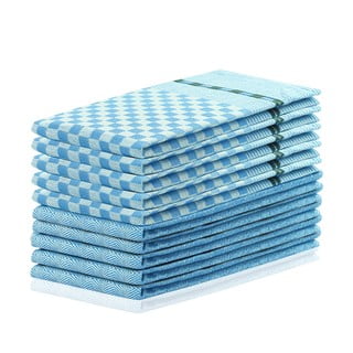 Súprava 10 modrých bavlnených utierok DecoKing Louie, 50 x 70 cm