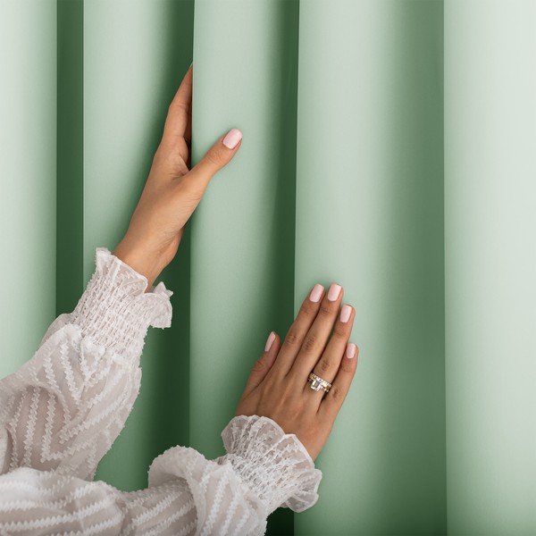 Dimout záves v mentolovej farbe 140x250 cm Carli Tie – Restilo-image-2