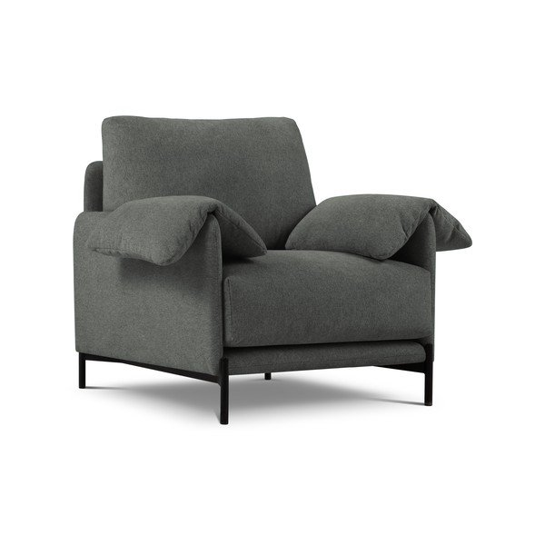 Tmavosivé kreslo Interieurs 86 Zoe-image-2