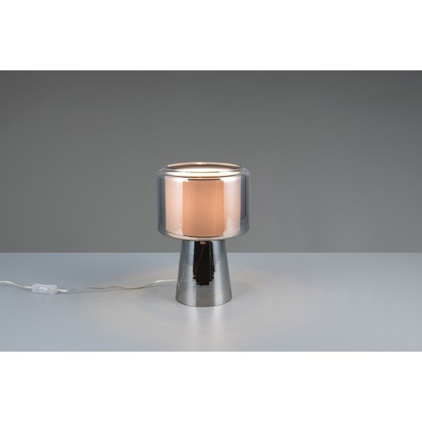 Sivá stolová lampa (výška  29 cm) Rocka – Trio-image-4