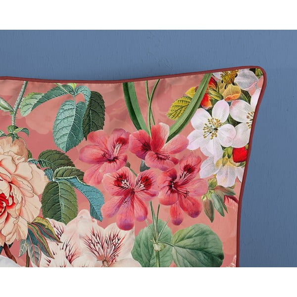 Oranžové obliečky na dvojlôžko/predĺžené z bavlneného saténu 240x220 cm Amalia – Descanso-image-3