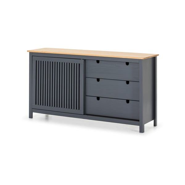 Sivá drevená komoda Marckeric Bruna-image-3