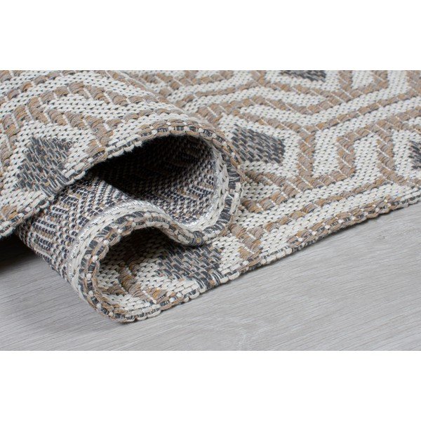 Béžovo-sivý bavlnený koberec Flair Rugs Bombax, 114 x 170 cm-image-1