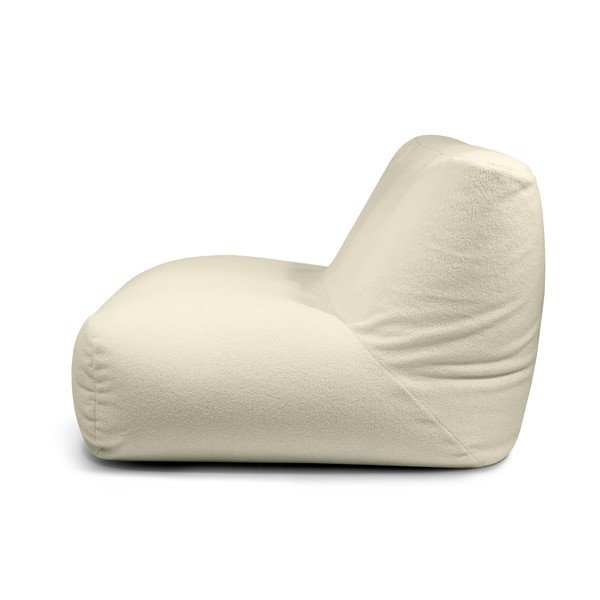 Krémový sedací vak z textílie buklé Sofa Tube – SLOWDOWN-image-3