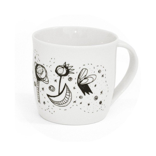Biely porcelánový hrnček 260 ml Domov tu – Bonami