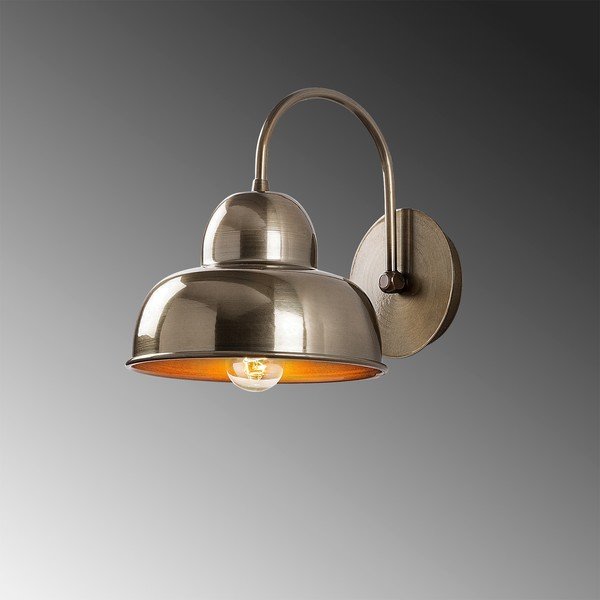 Nástenné svietidlo v mosadznej farbe ø 20 cm Multan – Opviq lights-image-3