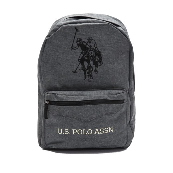 Sivý pánsky batoh U.S. Polo Sport, 30 × 44 cm