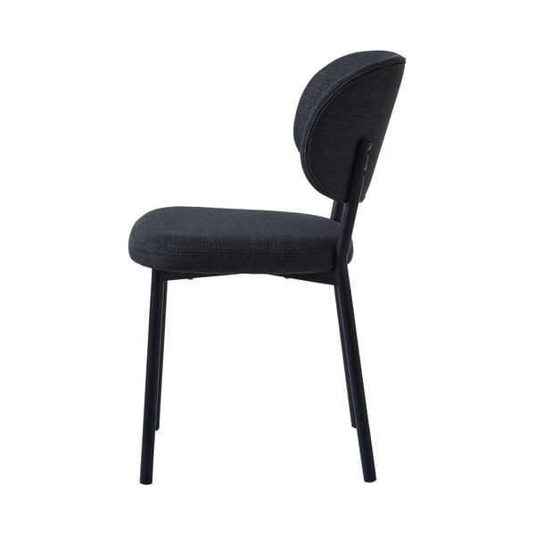 Tmavosivá jedálenská stolička Fowler – Unique Furniture-image-4