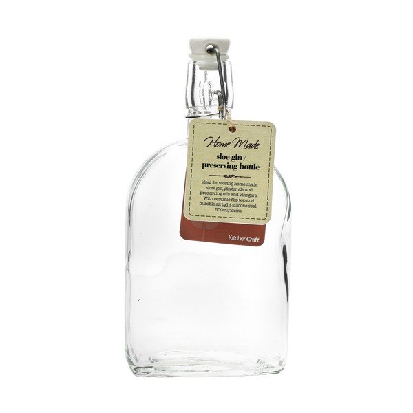 Fľaša s keramickou zátkou Kitchen Craft Gin Home Made, 500 ml-image-4