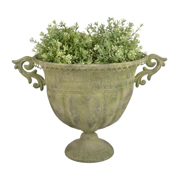 Zelená kovová váza Esschert Design