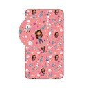 Napínacia bavlnená detská plachta na jednolôžko 90x200 cm Gabby's Dollhouse – Jerry Fabrics