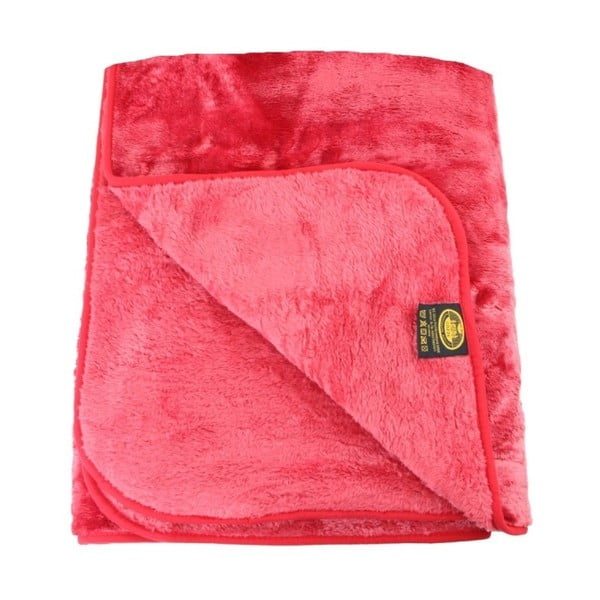 Ružová deka Gözze Cashmere, 220 x 240 cm