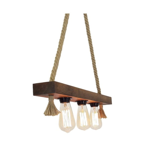 Drevené stropné závesné svietidlo Kutuk-image-3