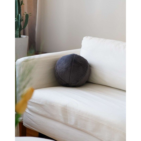 Dekoračný vankúš z mikroplyšu ø 25 cm Top – Mioli Decor-image-3