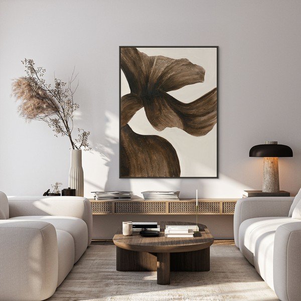 Ručne maľovaný obraz s rámom/na plátne 91x121 cm Astra – Malerifabrikken-image-1