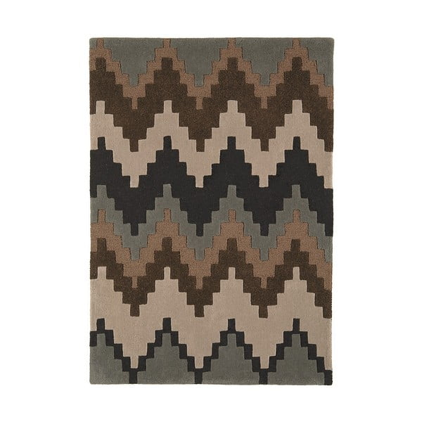 Vlnený koberec Matrix Cuzzo Chocolate 160x230 cm