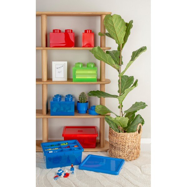 Modrý úložný okrúhly box LEGO®-image-1