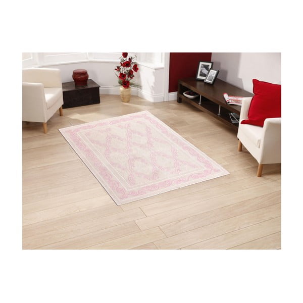Púdrový bavlnený koberec Floorist Gina, 120 × 180 cm-image-1
