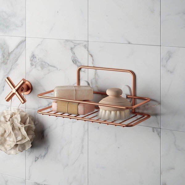 Kúpeľňová polička Metaltex Copper-image-1