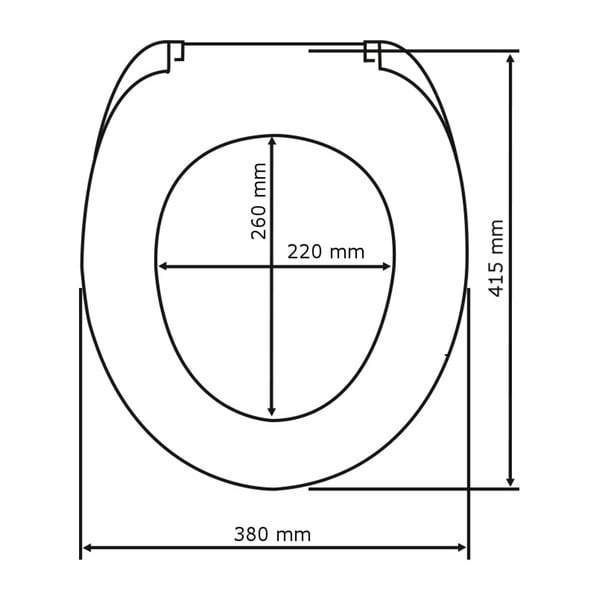 Biele WC sedadlo Wenko Prima, 41 x 38 cm-image-4