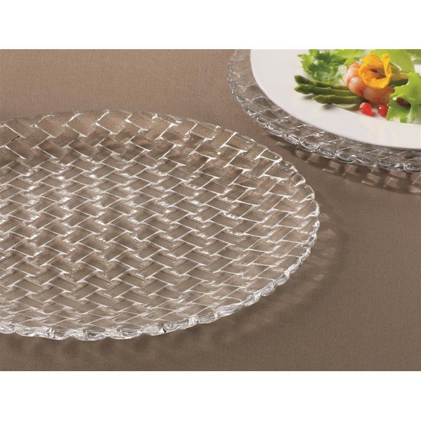 Sada 2 šalátových tanierov z krištáľového skla Nachtmann Bossa Nova, ⌀ 23 cm-image-1
