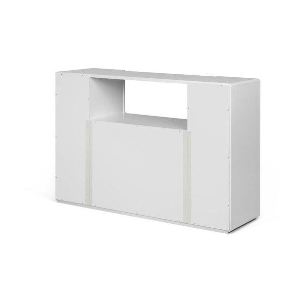 Biela lesklá komoda TemaHome Jade-image-1