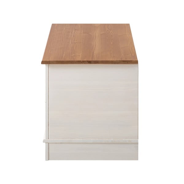 Biela truhlica z borovicového dreva 80x45 cm Anita – Støraa-image-4