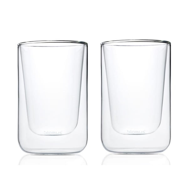 Dvojstenné poháre v súprave 2 ks 250 ml Nero – Blomus