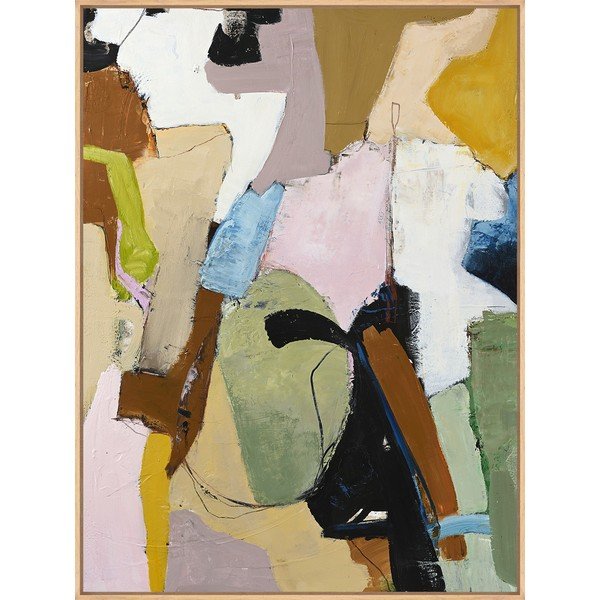 Tlačený/s ručne maľovanými prvkami obraz s rámom/na plátne 93x117 cm Out Of Ordinary – Malerifabrikken