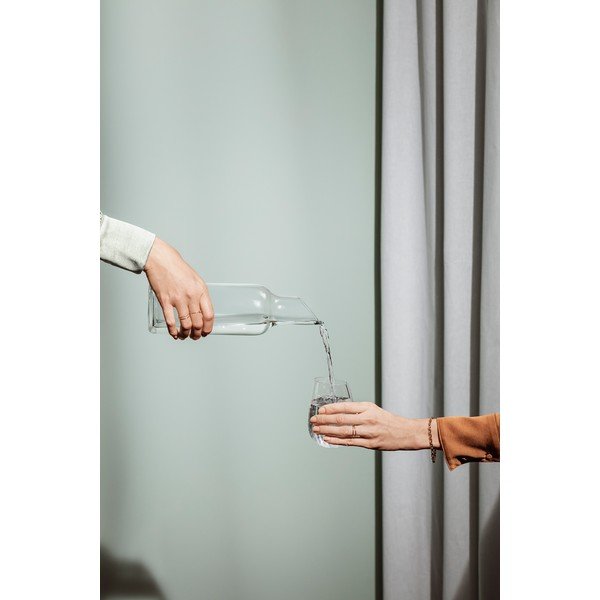 Sklenená karafa s drevenou zátkou Eva Solo, 1 l-image-1