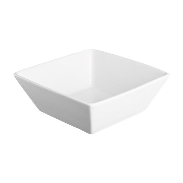 Biela porcelánová miska Price & Kensington Simplicity, 14 × 14 cm