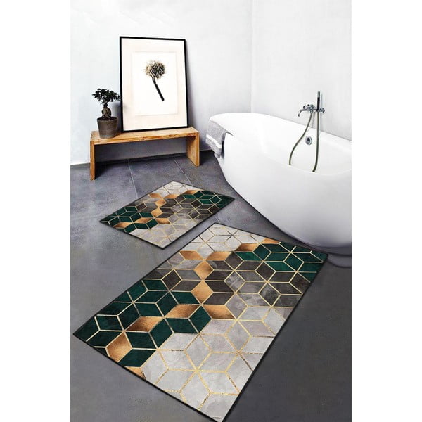 Súprava 2 kúpeľňových predložiek Mila Home Optic-image-1