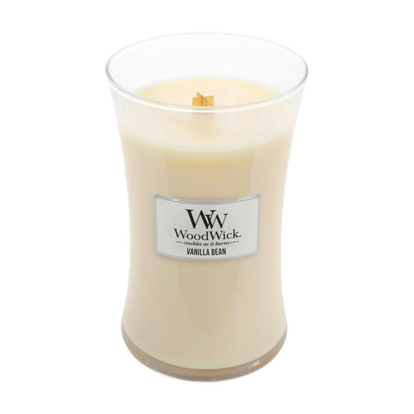 Sviečka s vôňou vanilky Woodwick, doba horenia 130 hodín
